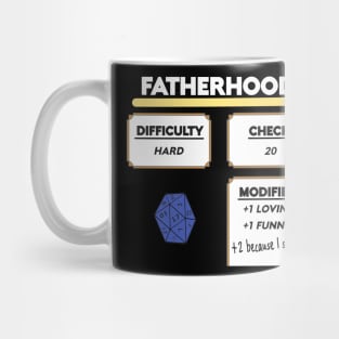 Fatherhood gamer dad fathers day Mug